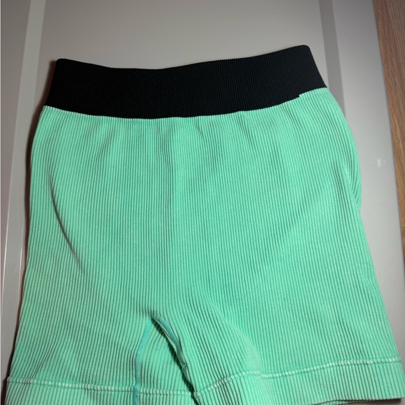 Zenana Pants - Mint Green Women's Biker Shorts